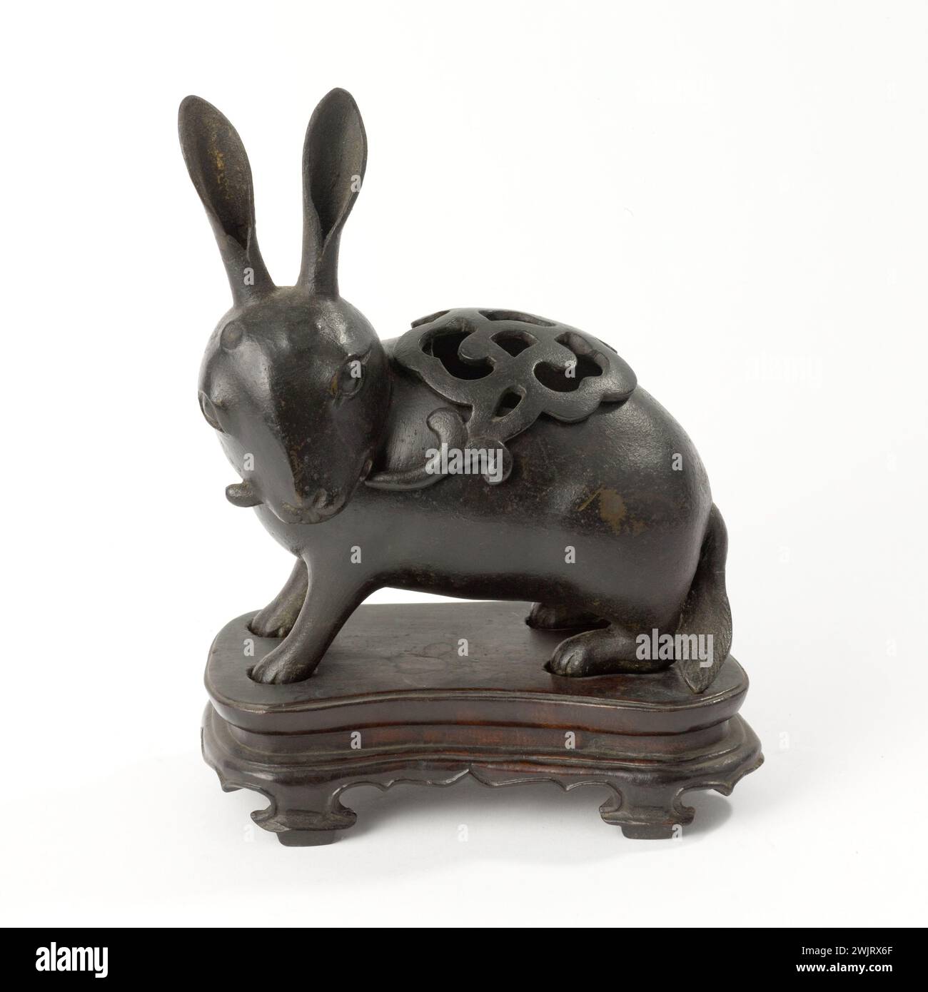 Brûlure zoomorphe. Bronze. Japon. XVIII-XIXème siècle. Paris, musée Cernuschi. Animalier, art japonais, bronze, Burn-burn, objet japonais, 19e 19e 19e 19e 19e. 19e xixe siècle, 18e 18e 18e 18e XVIIIe siècle, Zoomorphe, animal, animal Banque D'Images