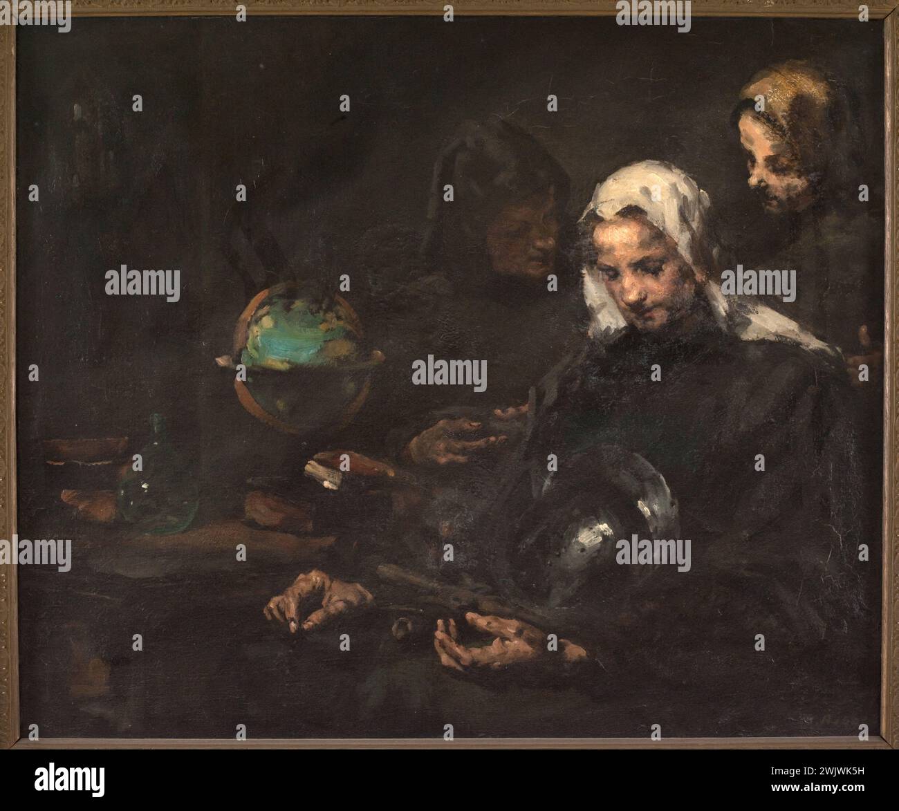 Théodule Ribot (1823-1891) 'Chez le antiquaire'. Huile sur toile. Musée des Beaux-Arts de la ville de Paris, petit Palais. 79760-8 Banque D'Images