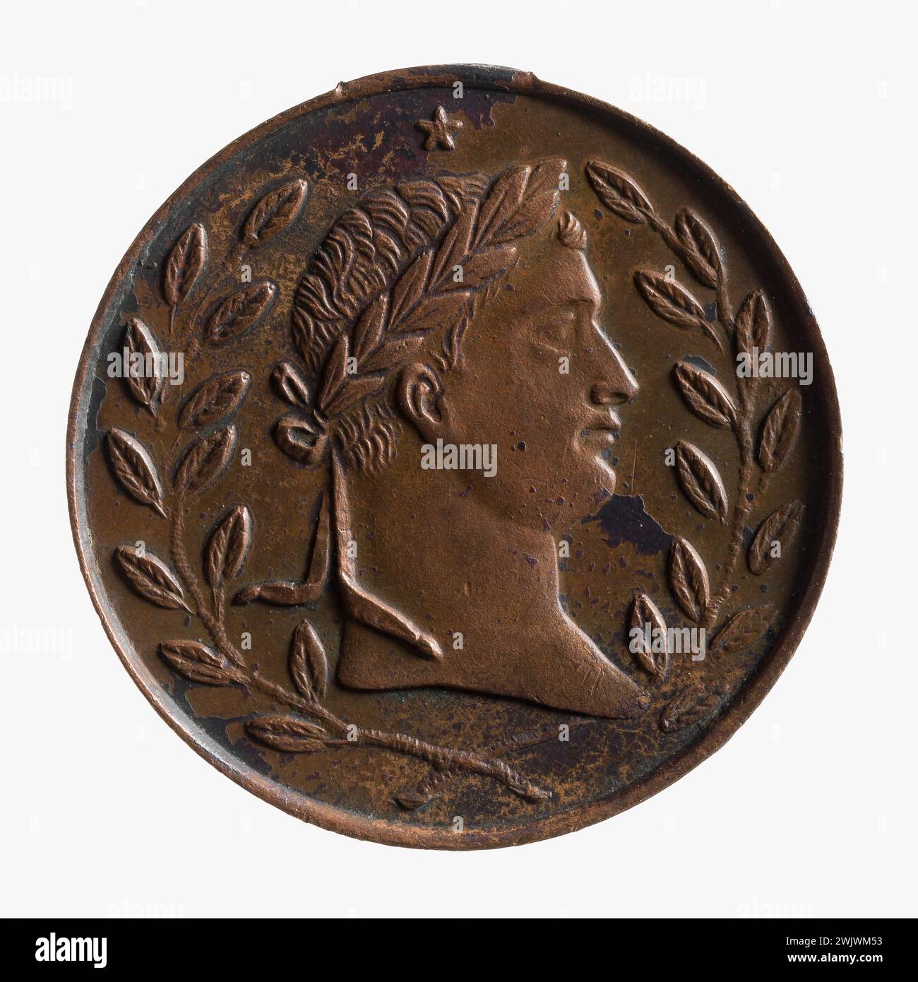 Retour des cendres de l'empereur Napoléon Ier, 15 décembre 1840. Cuivre, 1840. Paris, musée Carnavalet. Médaille, numismatique Banque D'Images