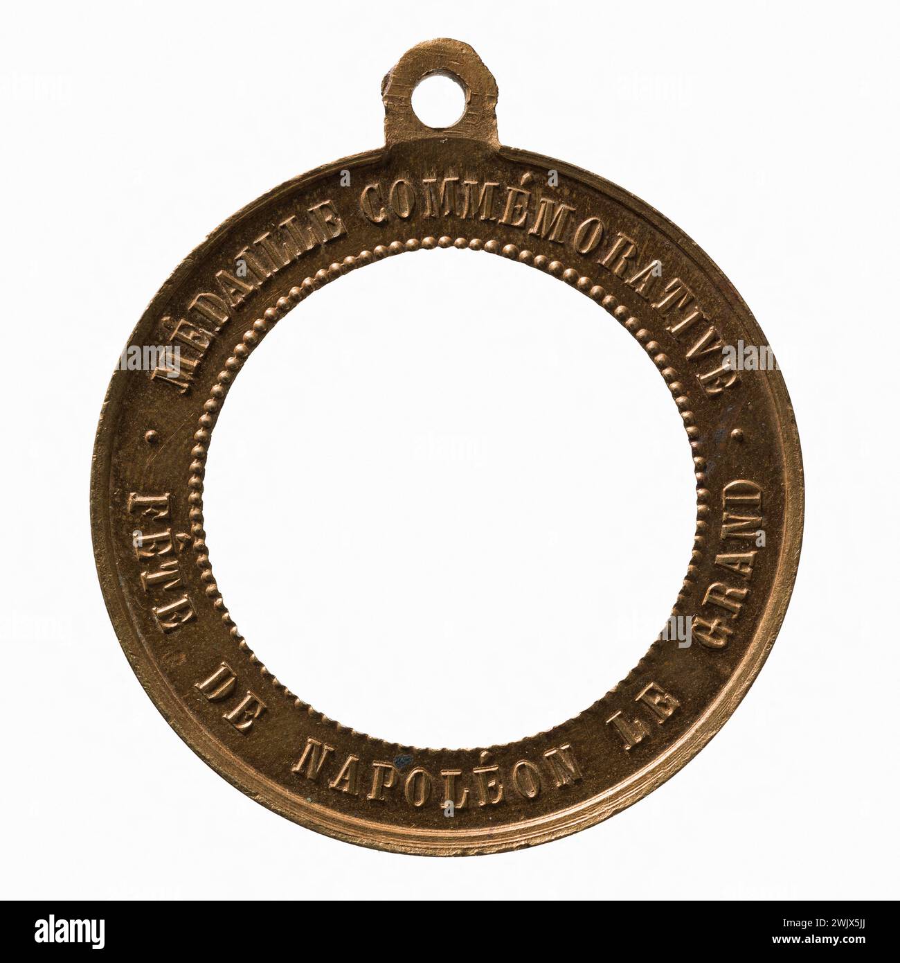 Anonyme (graveur en médailles). Retour des cendres de l'empereur Napoléon Ier, 15 décembre 1840. Cuivre. Paris, musée Carnavalet. Médaille, numismatique Banque D'Images