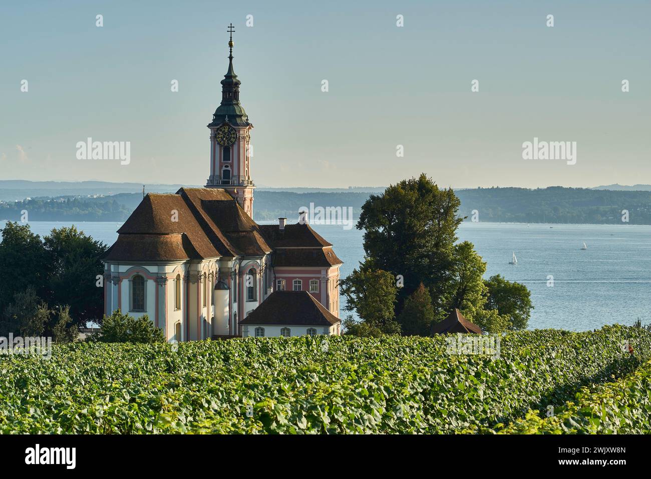 Europe, Allemagne, Birnau, Bade-Württemberg, région du lac de Constance, Uhldingen-Mühlhofen, Birnau Basilica, préparé Marien Church, Church, préparé Marien Banque D'Images