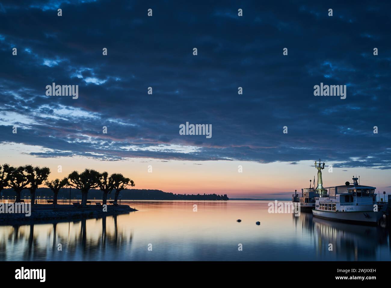 Europe, Constance, Lac de Constance, Bade-Württemberg, Allemagne, Banque D'Images