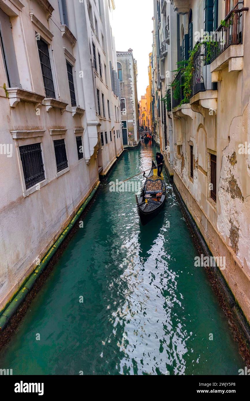 Une vue de Venise (Venezia), Italie Banque D'Images