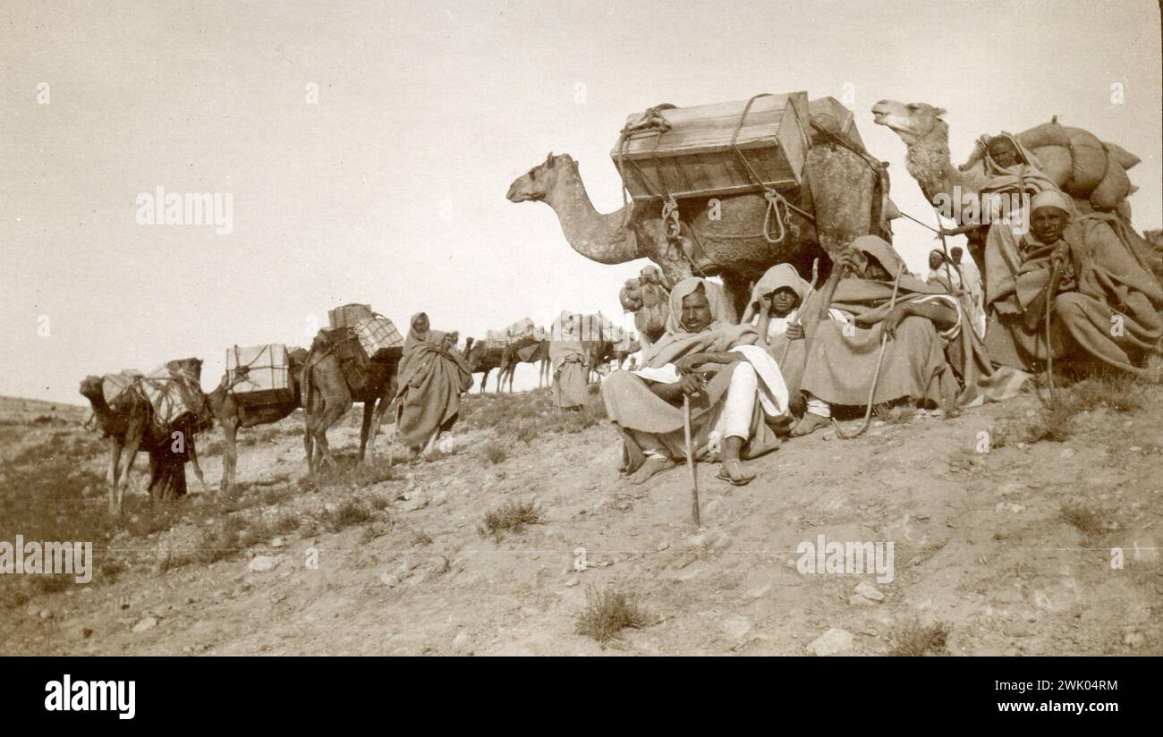1912 Guerre italo-turque ou turco-italienne - peuples arabes Banque D'Images