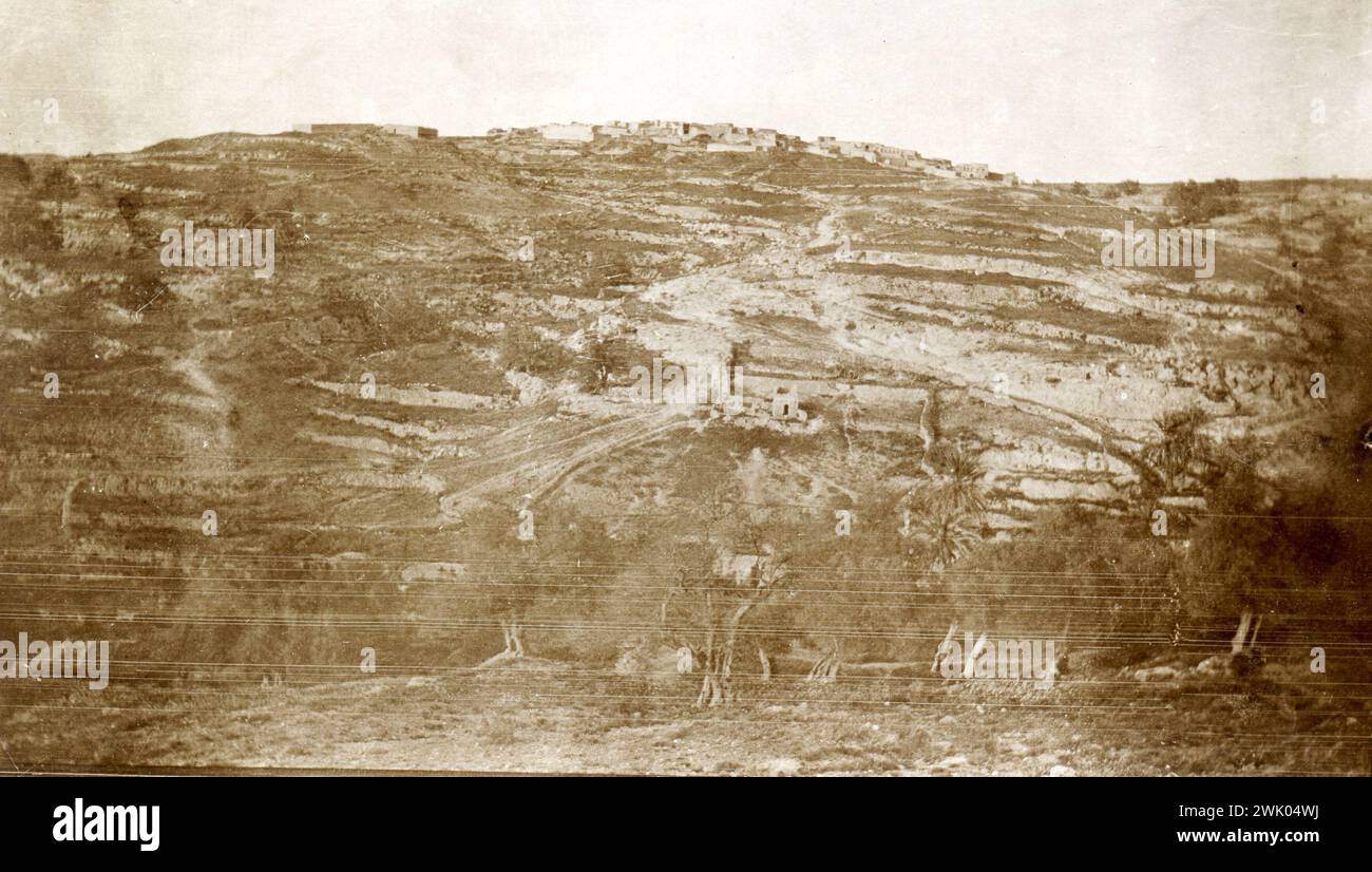 1912 Libye, Afrique, paysage - désert Banque D'Images