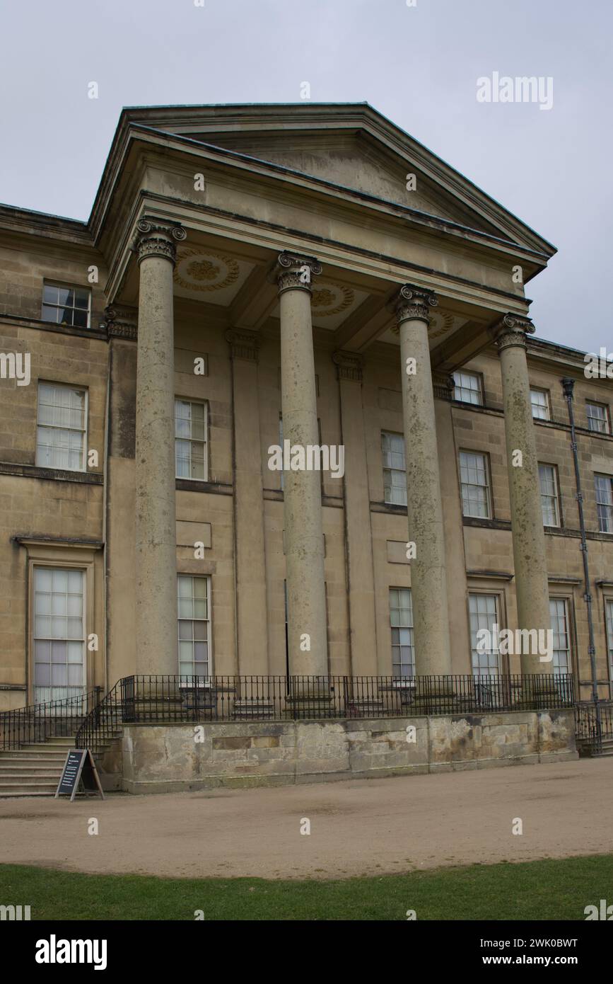 Images de la maison ancestrale d'Attingham Park près de Shrewsbury Shropshire, bâtiment classé Grade I et parc Banque D'Images
