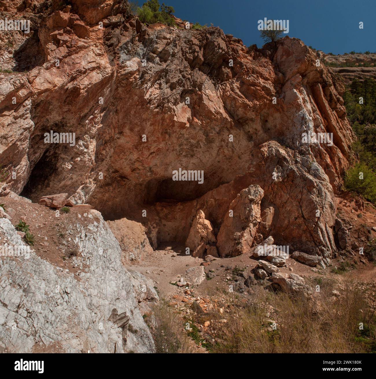 La mine de mica historique, un lieu de randonnée populaire, près de Grand Junction, Colorado Banque D'Images