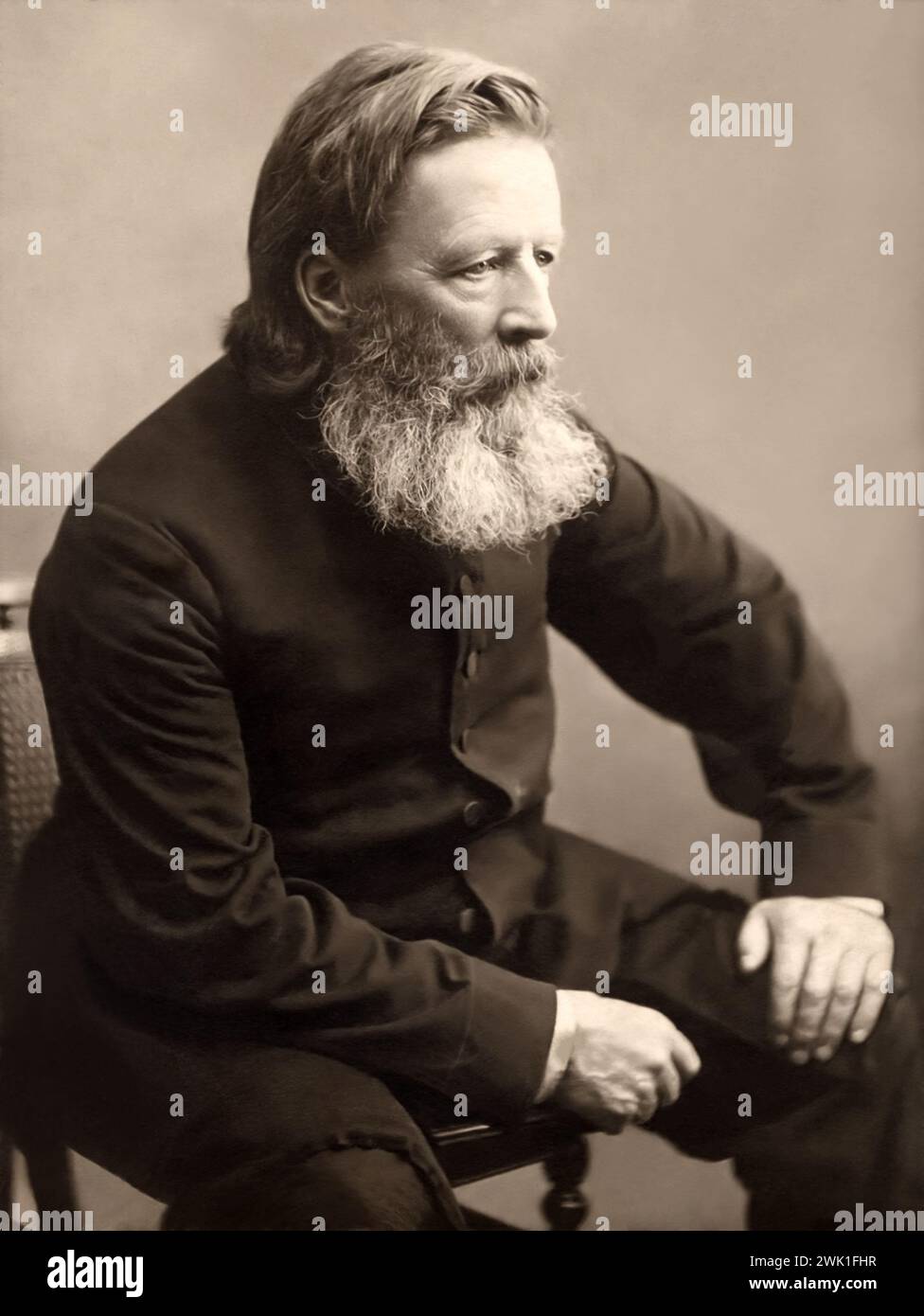 Thomas K. Beecher (1824-1900), pasteur libéral de Park Church à Elmira, NY, était le fils de Lyman Beecher et le frère de Henry Ward Beecher et Harriet Beecher Stowe. (ÉTATS-UNIS) Banque D'Images