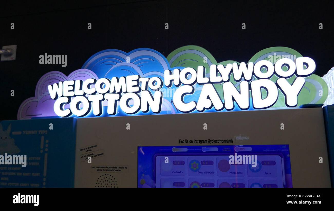 Cotton candy poster Banque de photographies et d’images à haute