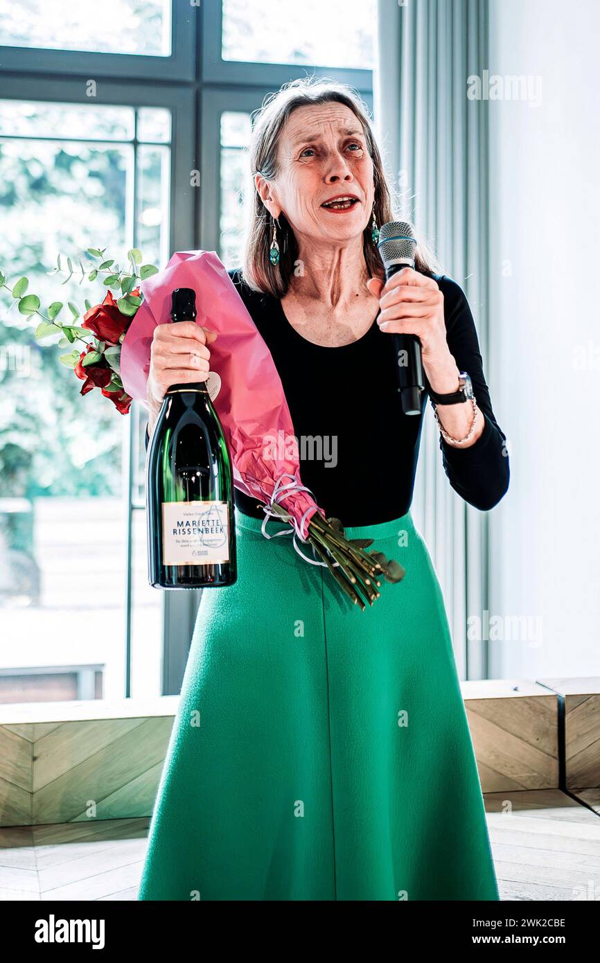 Mariette Rissenbeek beim Empfang der Arthouse-Kino Verbände Cicae und der AG Kino Gilde im Rahmen der Berlinale 2024 / 74. Internationale Filmfestspiele Berlin in der SAP Lounge. Berlin, 17.02.2024 *** Mariette Rissenbeek à la réception des associations de cinémas d'art-art Cicae et AG Kino Gilde dans le cadre du Berlinale 2024 74 Berlin International film Festival au SAP Lounge Berlin, 17 02 2024 Foto:XM.xHuebnerx/xFuturexImagex Arthouse 4210 Banque D'Images