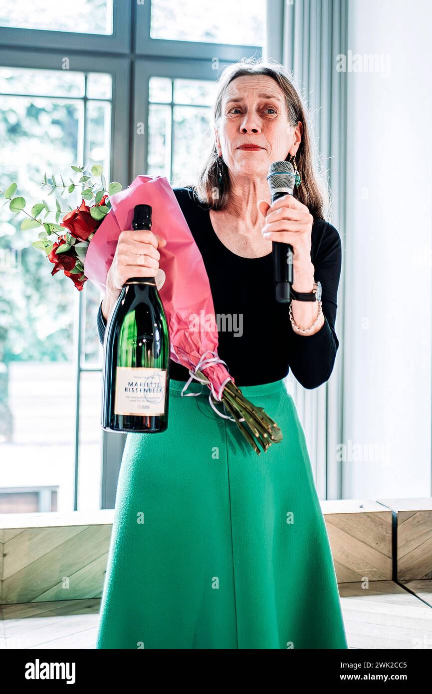Mariette Rissenbeek beim Empfang der Arthouse-Kino Verbände Cicae und der AG Kino Gilde im Rahmen der Berlinale 2024 / 74. Internationale Filmfestspiele Berlin in der SAP Lounge. Berlin, 17.02.2024 *** Mariette Rissenbeek à la réception des associations de cinémas d'art-art Cicae et AG Kino Gilde dans le cadre du Berlinale 2024 74 Berlin International film Festival au SAP Lounge Berlin, 17 02 2024 Foto:XM.xHuebnerx/xFuturexImagex Arthouse 4211 Banque D'Images