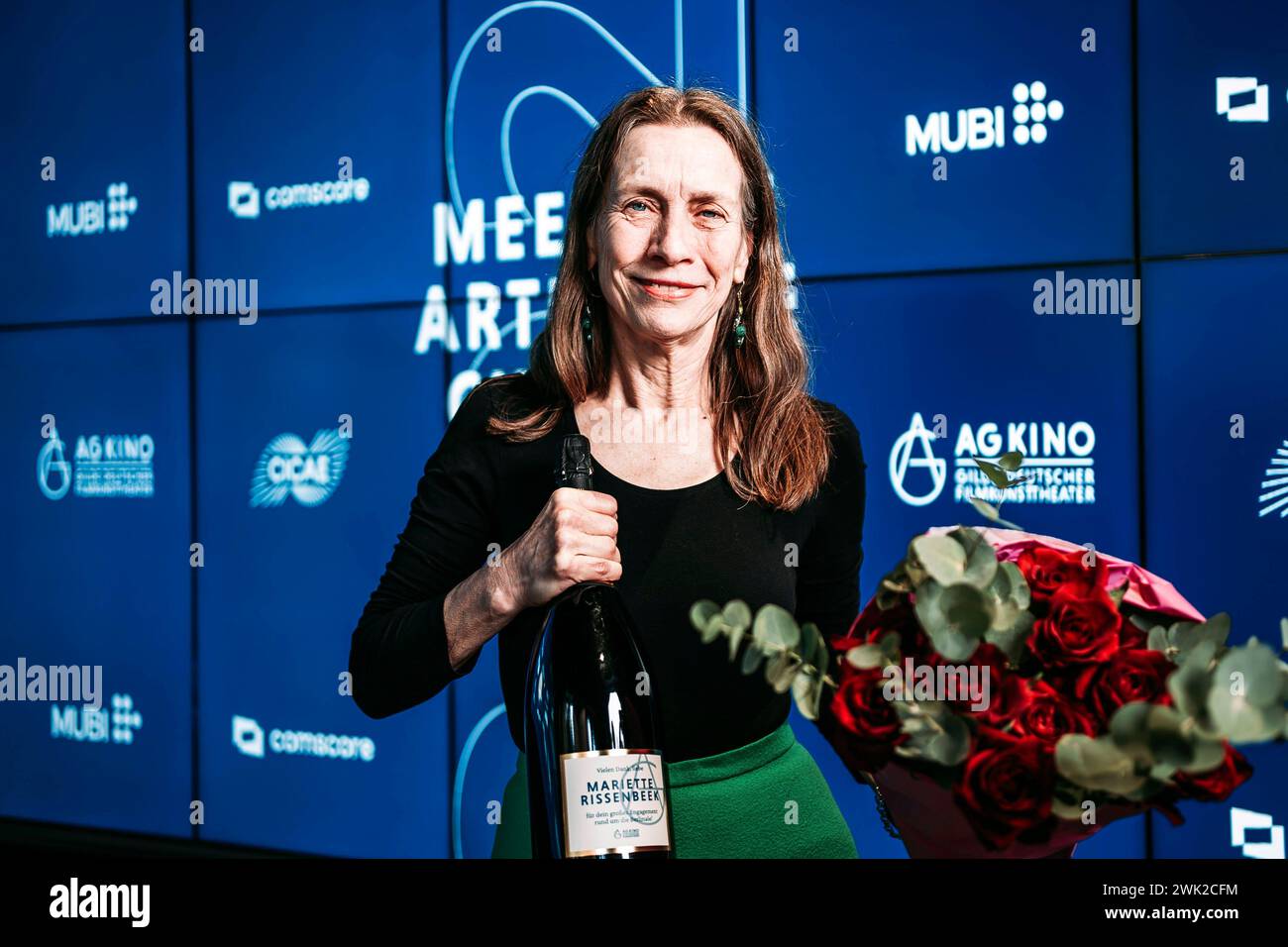 Mariette Rissenbeek beim Empfang der Arthouse-Kino Verbände Cicae und der AG Kino Gilde im Rahmen der Berlinale 2024 / 74. Internationale Filmfestspiele Berlin in der SAP Lounge. Berlin, 17.02.2024 *** Mariette Rissenbeek à la réception des associations de cinémas d'art-art Cicae et AG Kino Gilde dans le cadre du Berlinale 2024 74 Berlin International film Festival au SAP Lounge Berlin, 17 02 2024 Foto:XM.xHuebnerx/xFuturexImagex Arthouse 4215 Banque D'Images