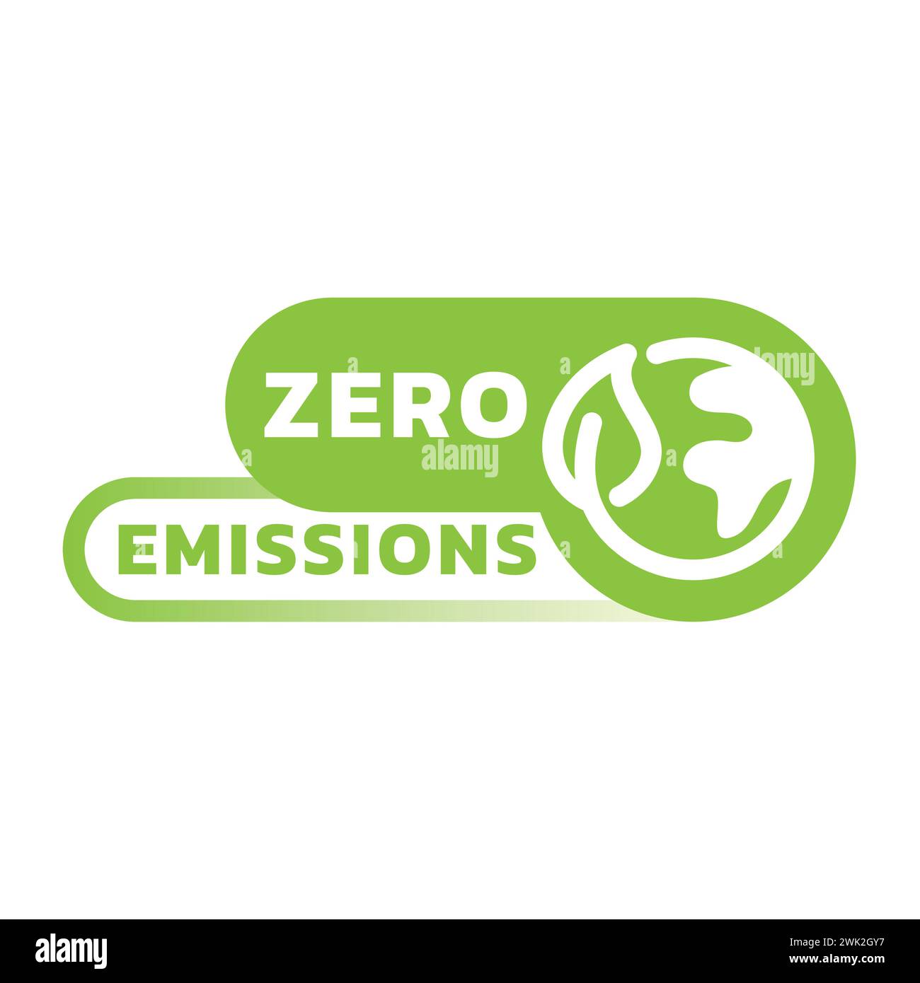 Balise vectorielle zéro émission. Label d'émissions environnementales. Illustration de Vecteur Balise vectorielle zéro émission. Label d'émissions environnementales. Illustration de Vecteur