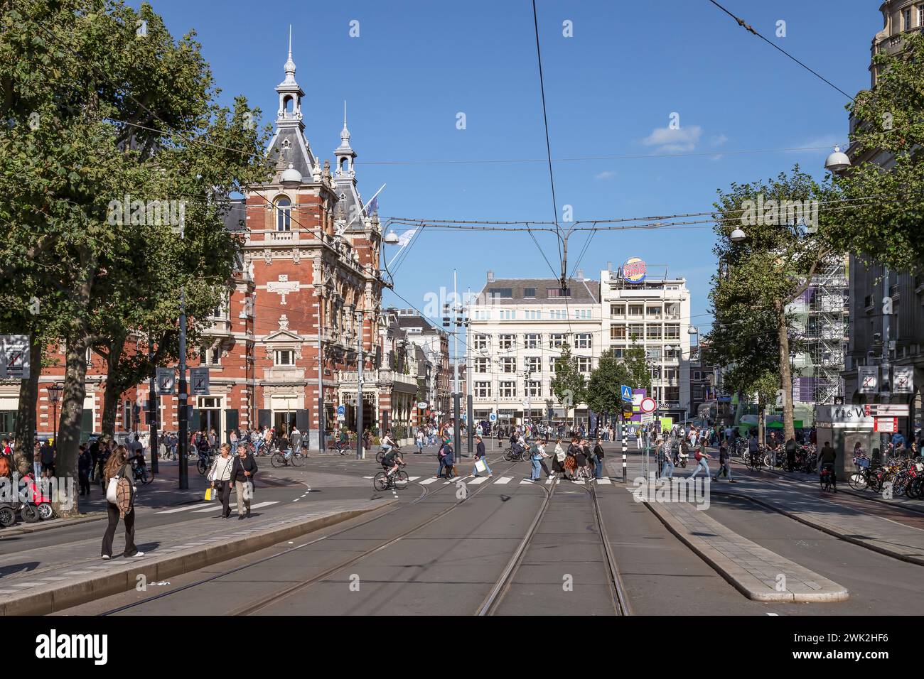 Théâtre de la ville sur Leidseplein à Amsterdam. Banque D'Images