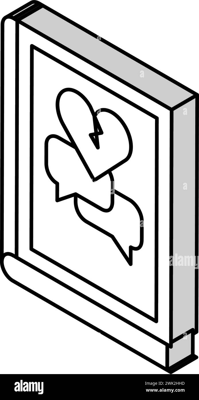 illustration vectorielle d'icône isométrique de genre drame Illustration de Vecteur