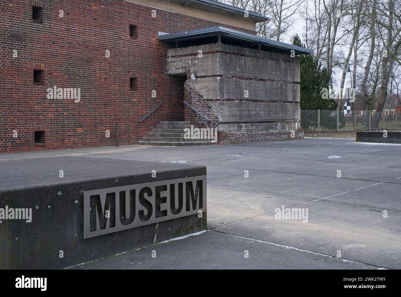 Peenemunde, Allemagne - 10 janvier 2024 : site de développement et de production des fusées V1 et V2 à Peenemunde pendant la seconde Guerre mondiale. Tests sur le B Banque D'Images