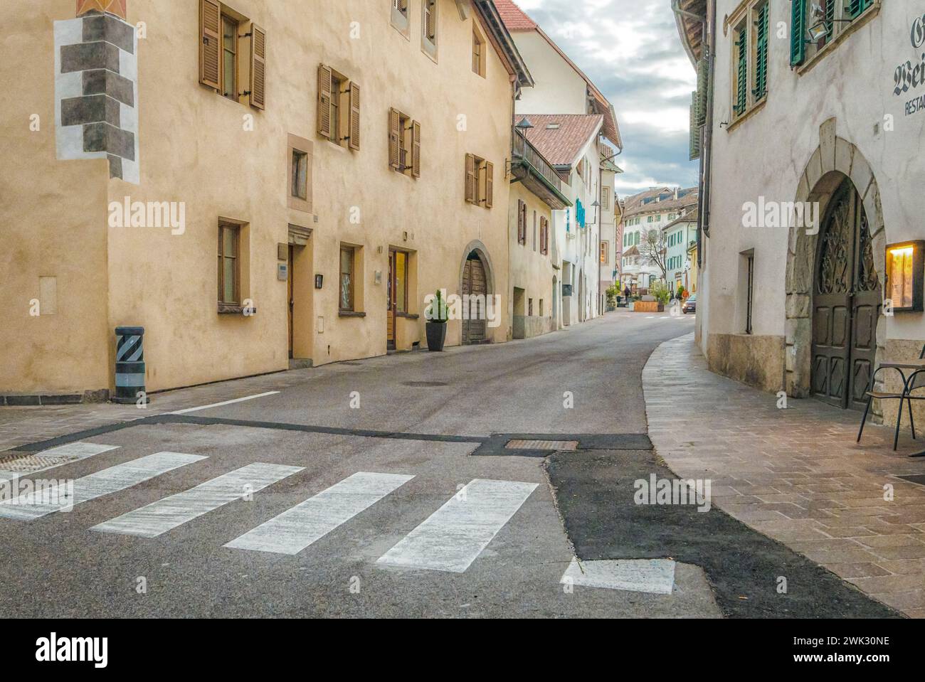 Centre historique de la commune d'Eppan sur la route des vins du Tyrol du Sud - Appiano, Bolzano dans le Tyrol du Sud, Trentin Haut-Adige - Italie Banque D'Images