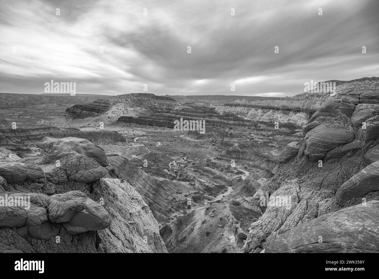 Toadstool Hoodoos Park, près de Kanab, Utah. Banque D'Images