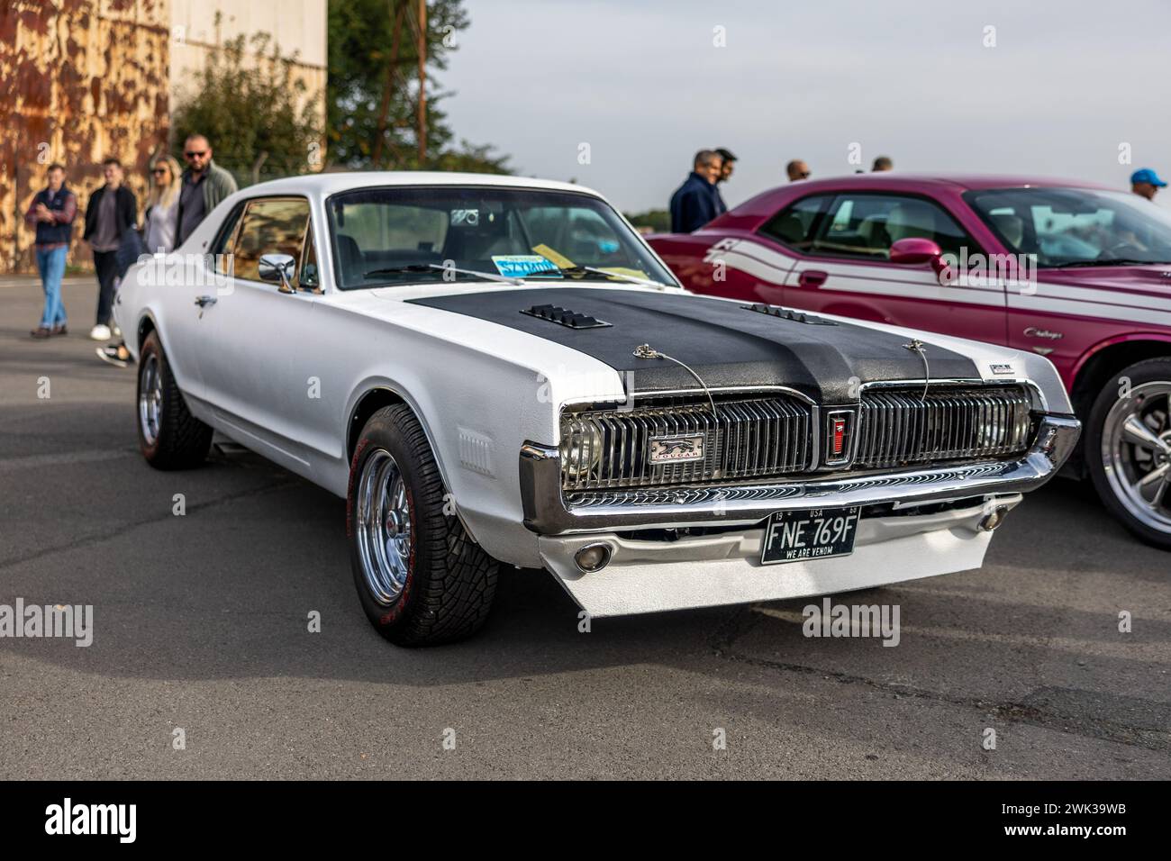 1968 Mercury Cougar, exposé au Bicester Heritage Scramble le 8 octobre 2023. Banque D'Images