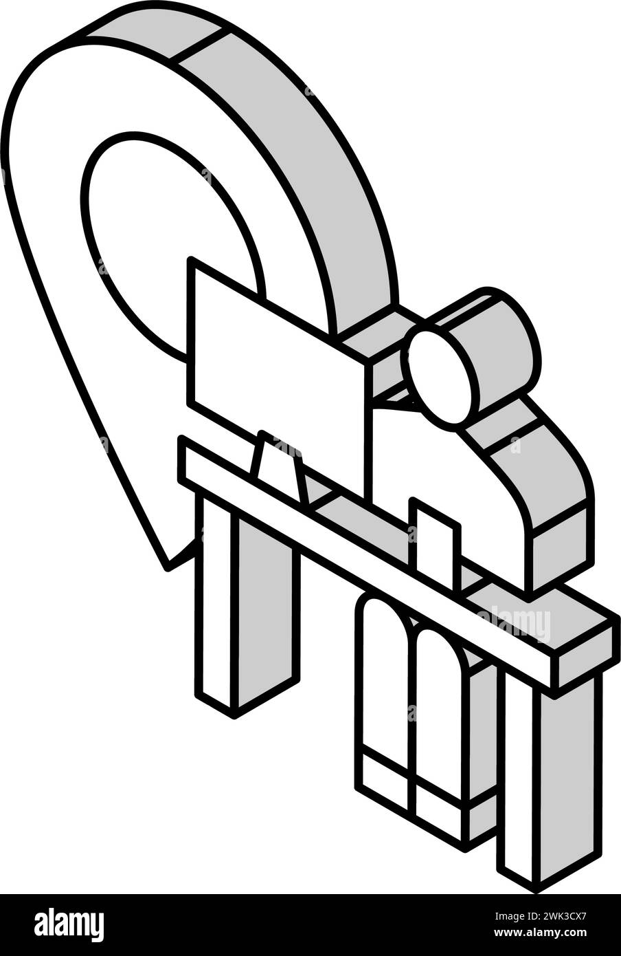 illustration de couleur vectorielle de l'icône de l'emplacement de travail Illustration de Vecteur