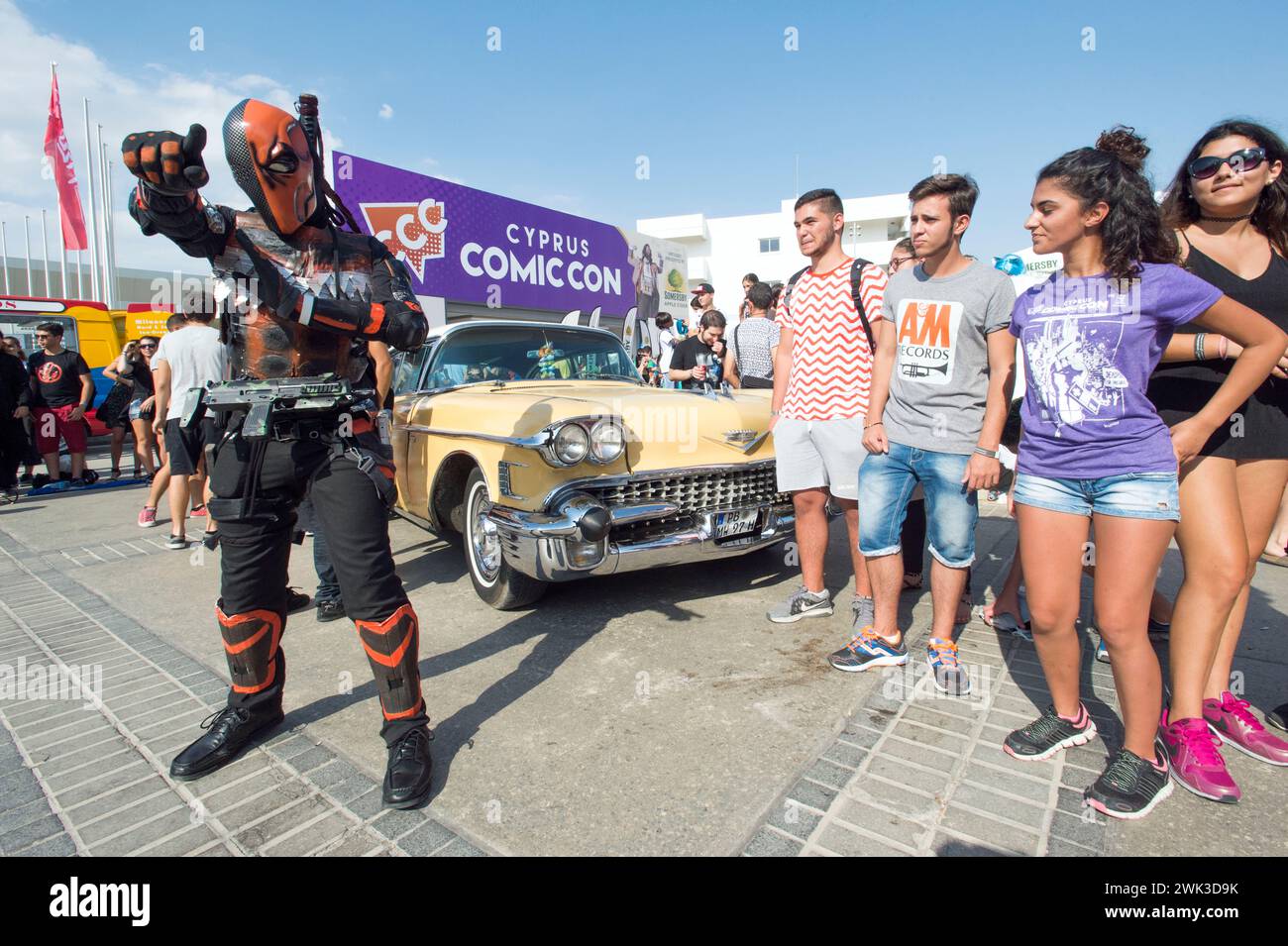 Convention de la bande dessinée de Chypre à Nicosie, Chypre Banque D'Images