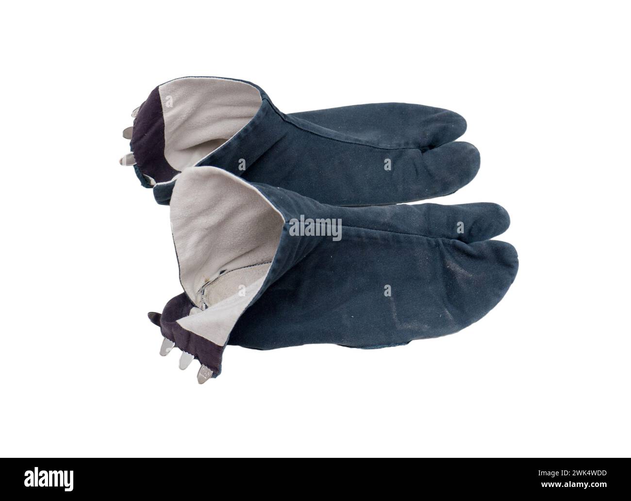 Tabi japonais utilisé. Banque D'Images