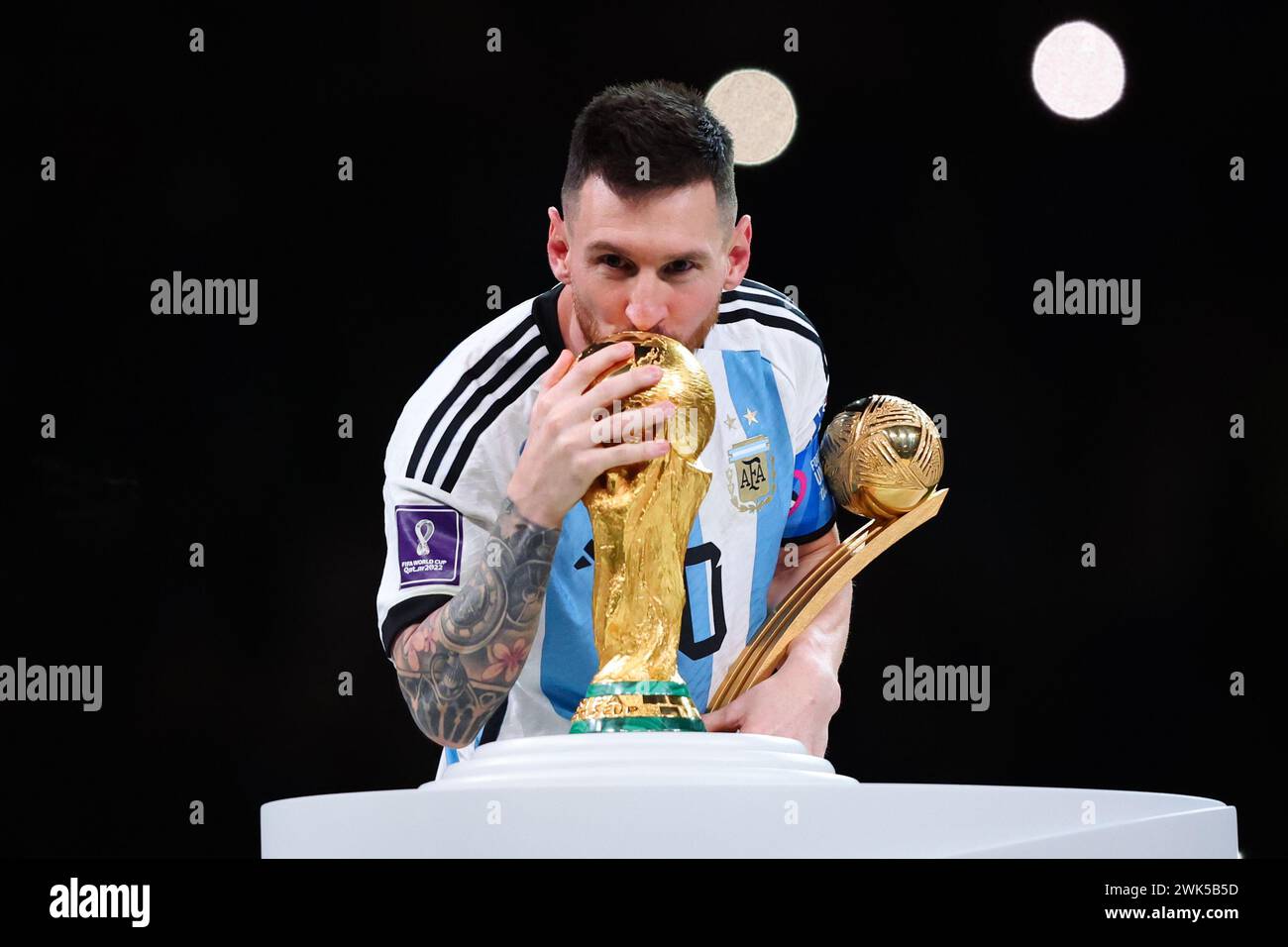 Autocollant Voiture Lionel Messi D10S - Coupe Du Monde Qatar - Argentin #10 - Finition Mat 3"x3"