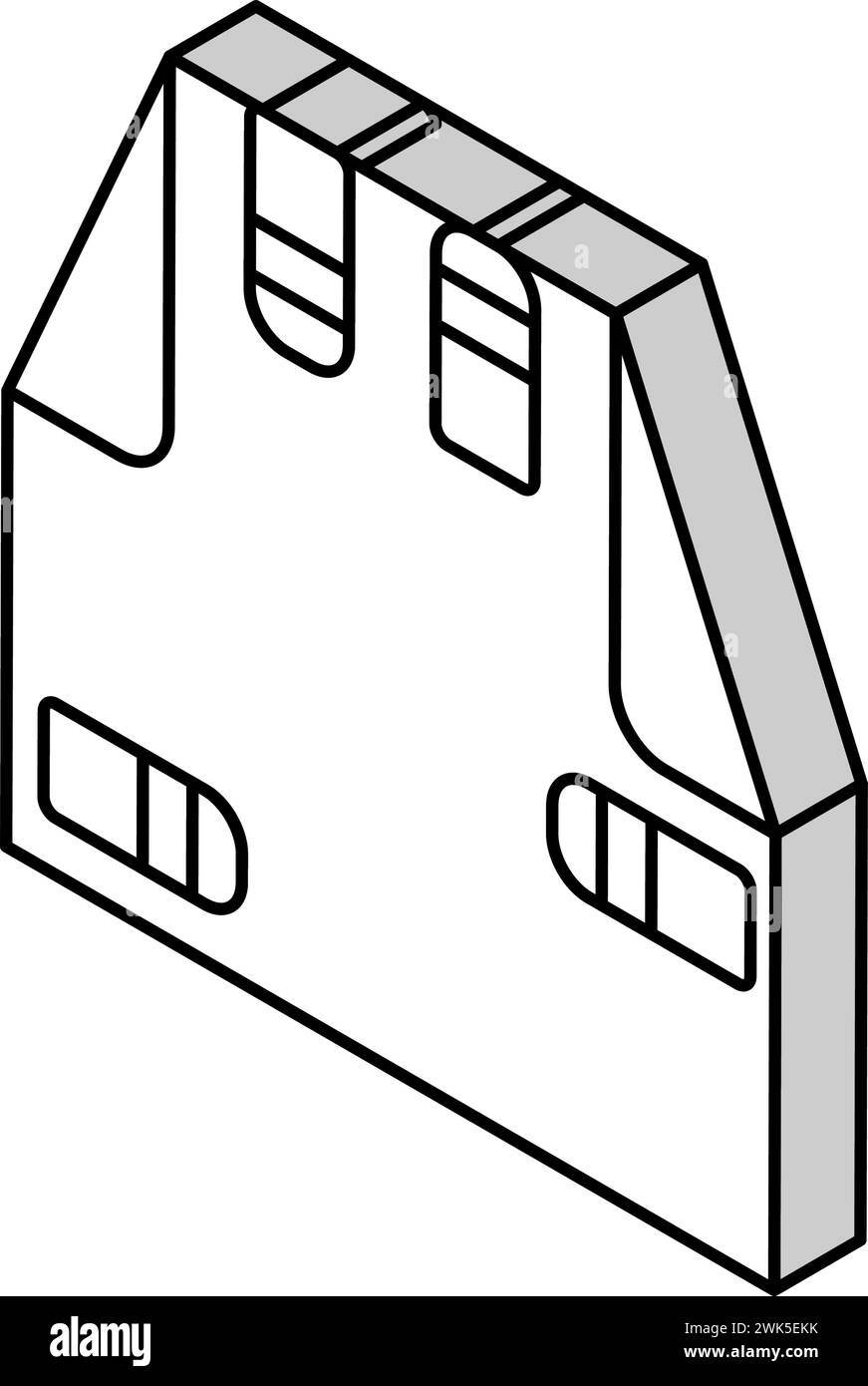 carrefour avec l'illustration vectorielle d'icône isométrique de voitures Illustration de Vecteur