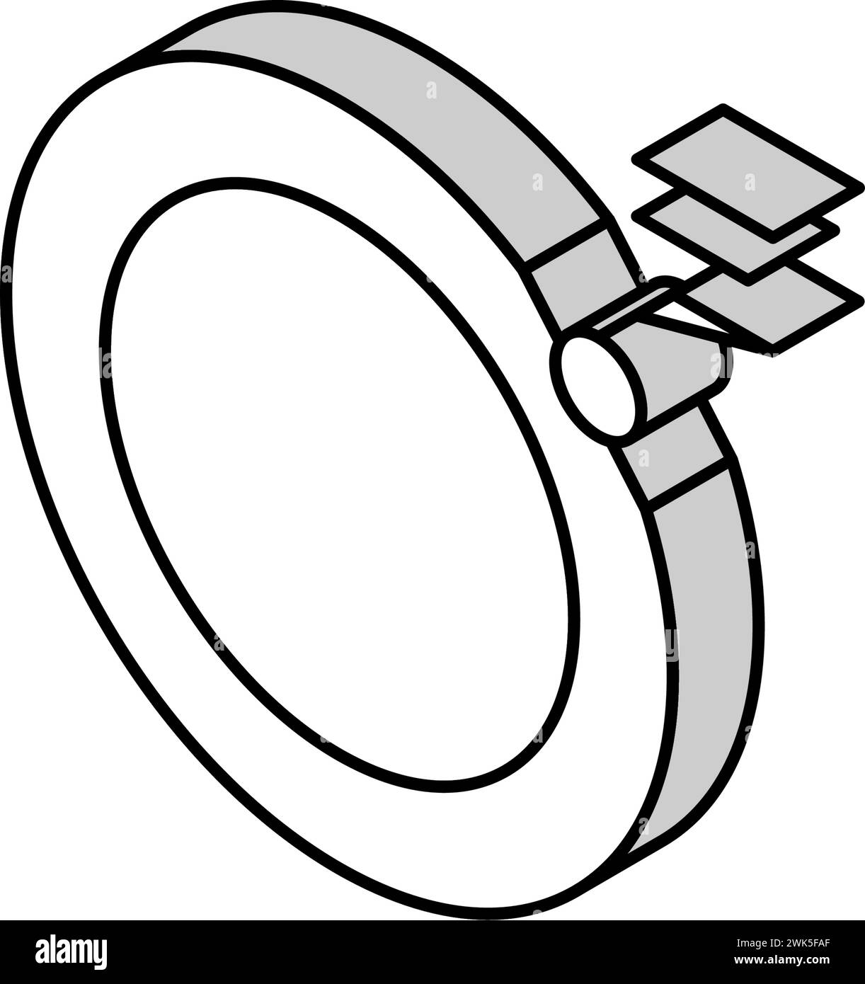 illustration vectorielle d'icône isométrique d'hydrogène physique Illustration de Vecteur