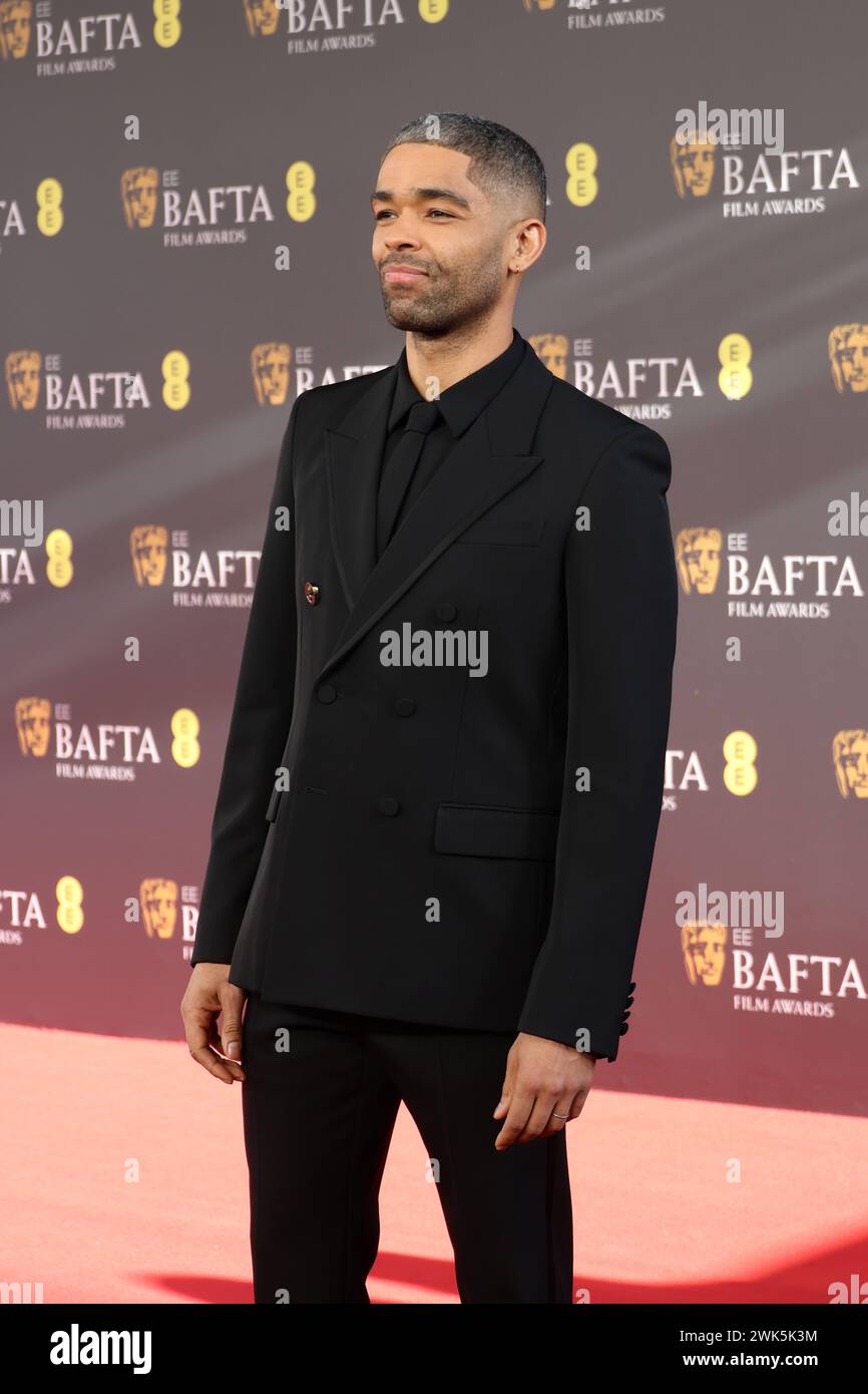 Kingsley Ben-Adir, 2024 EE BAFTA film Awards, The Royal Festival Hall, Southbank Centre, Londres, Royaume-Uni, 18 février 2024, photo de Richard Goldschmidt Banque D'Images