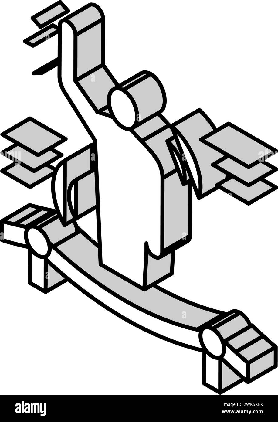 comprendre l'illustration vectorielle d'icône isométrique de compétences douces du langage corporel Illustration de Vecteur