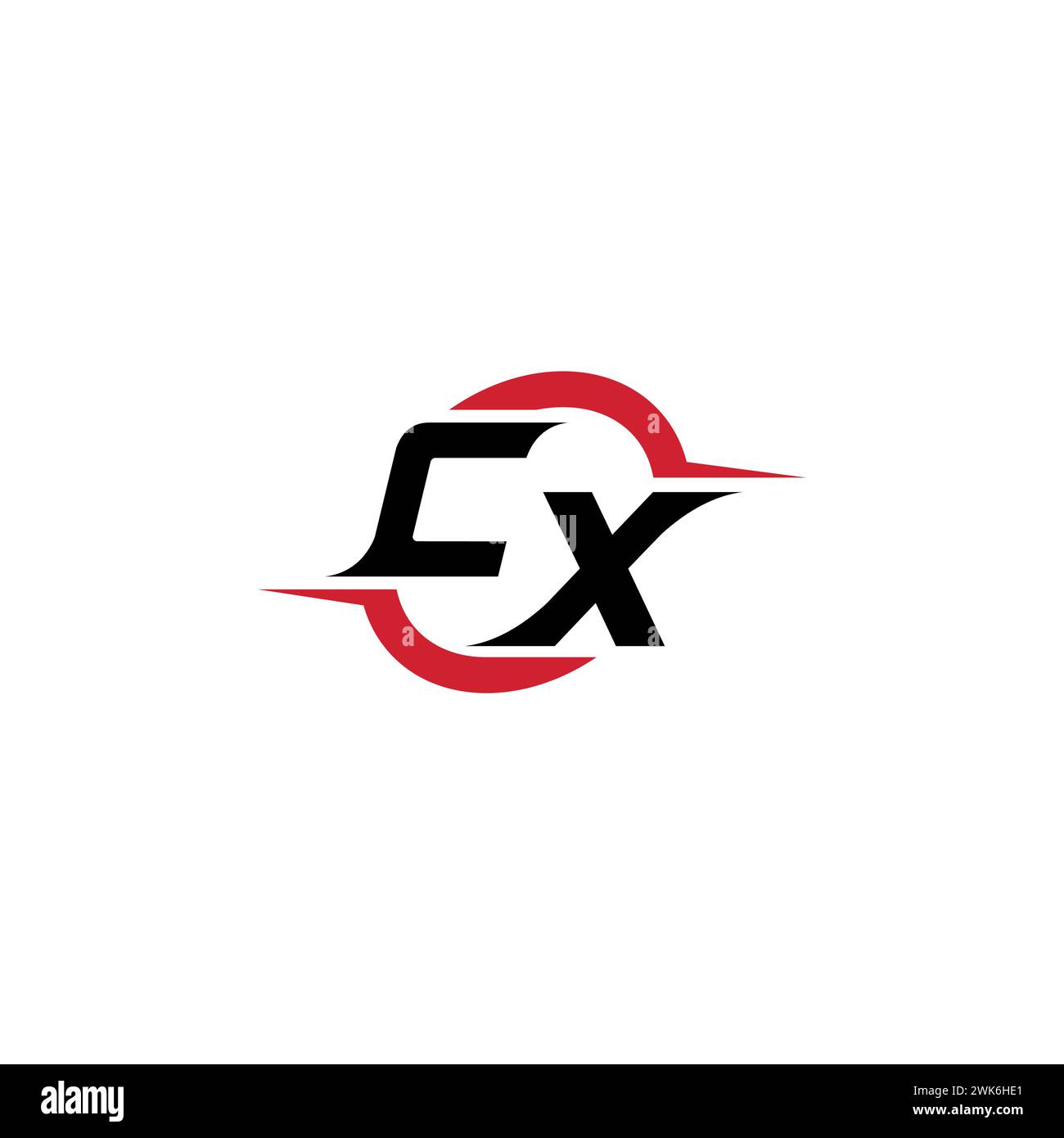 CX initial logo concept cool et élégant pour esport ou logo de jeu comme votre inspiration Illustration de Vecteur