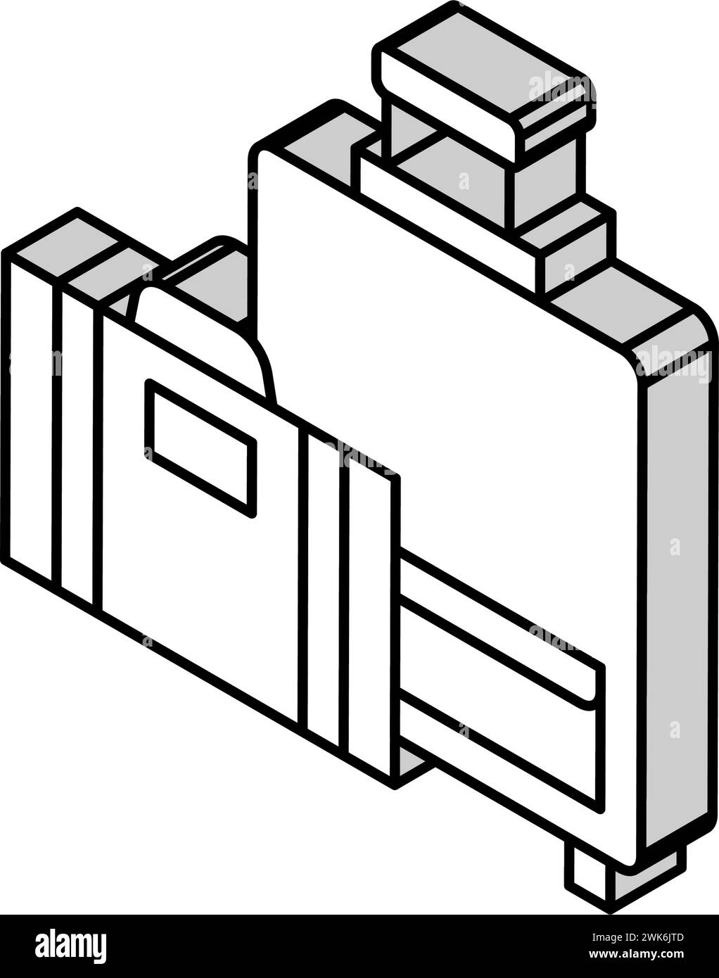 bagages pour les vacances d'été voyage illustration vectorielle isométrique d'icône Illustration de Vecteur