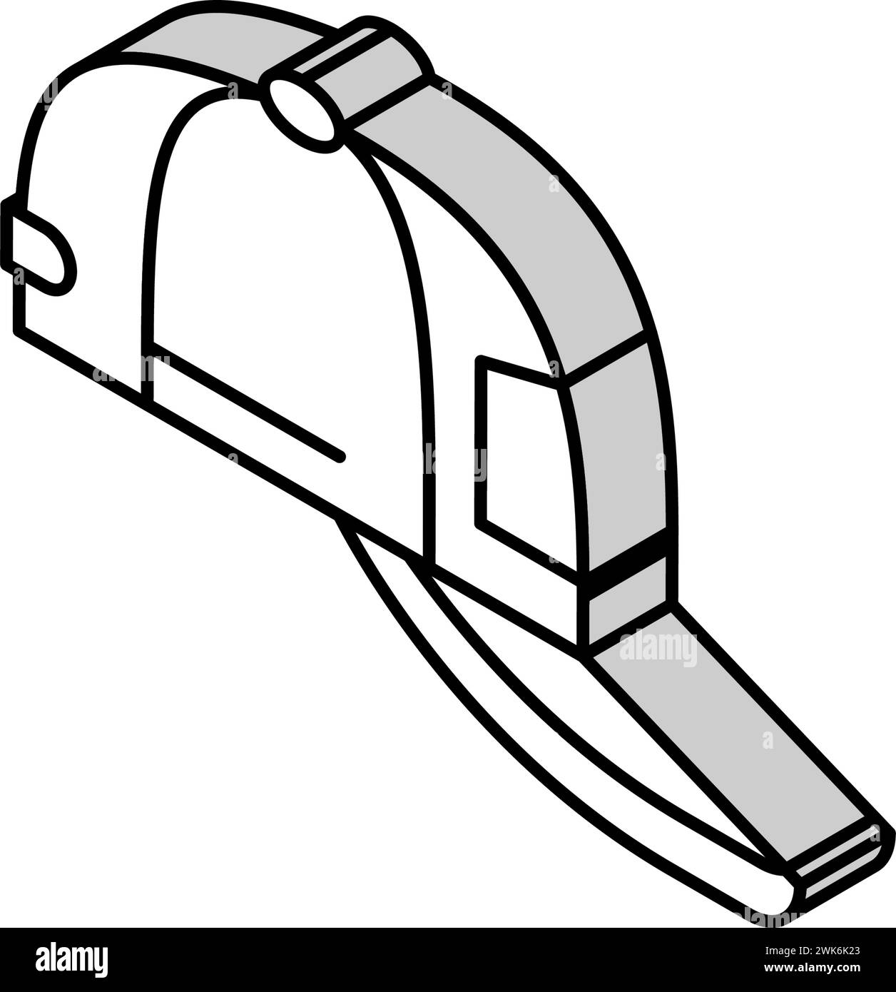 illustration vectorielle d'icône isométrique d'été cap Illustration de Vecteur