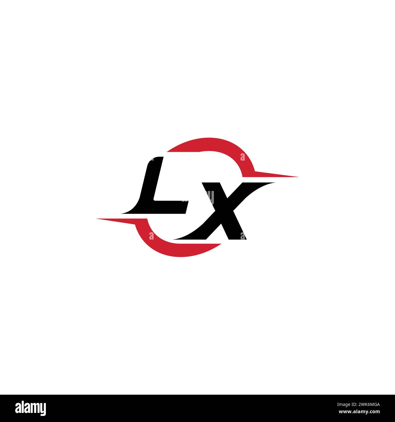 LX initial logo concept cool et élégant pour esport ou logo de jeu comme votre inspiration Illustration de Vecteur