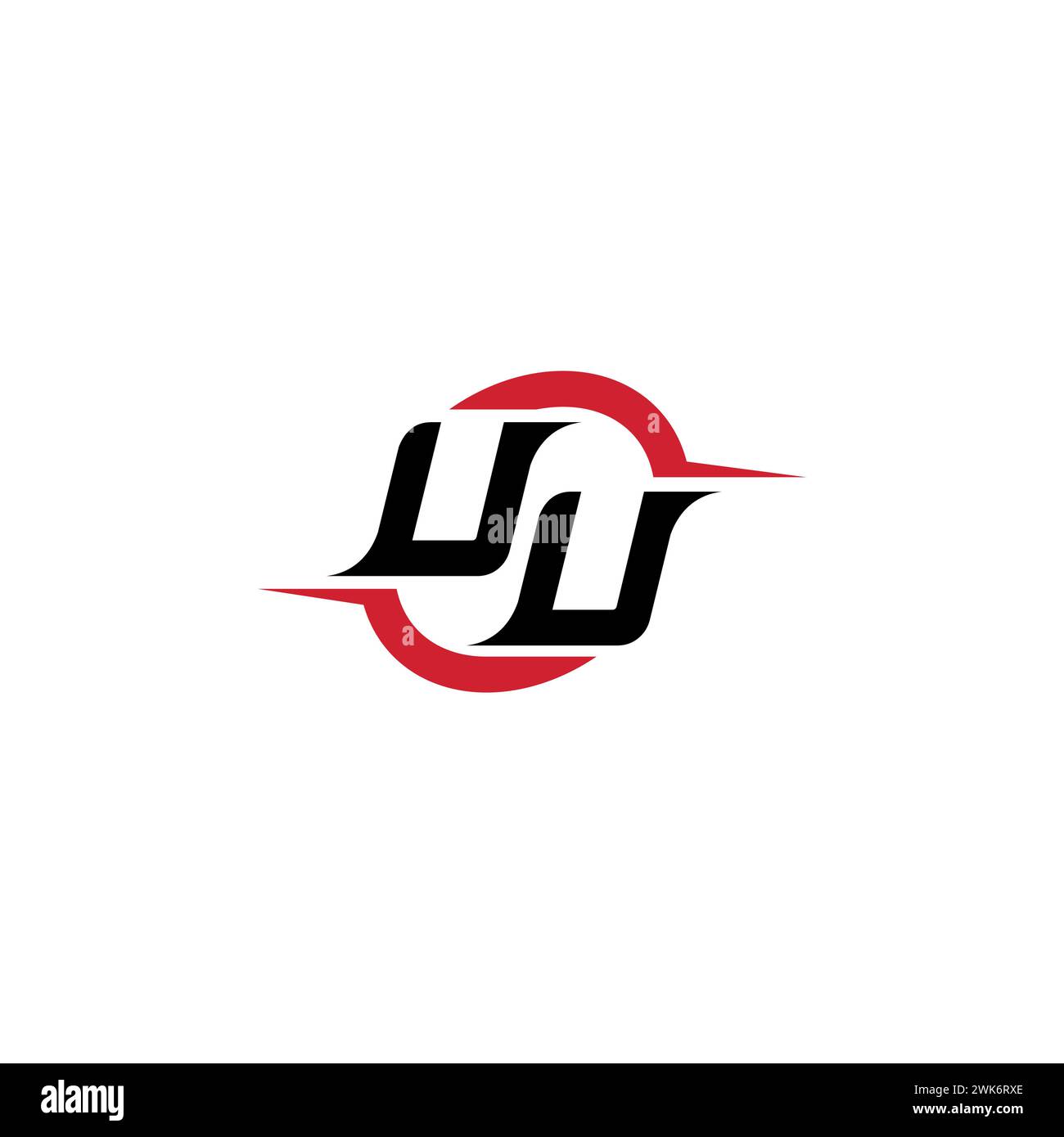 UU logo initial concept cool et élégant pour esport ou logo de jeu comme votre inspiration Illustration de Vecteur
