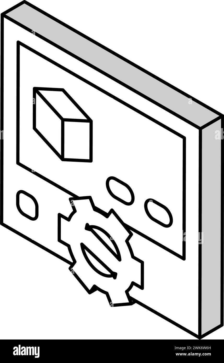 définition de l'illustration vectorielle isométrique du contenu généré par les consommateurs Illustration de Vecteur
