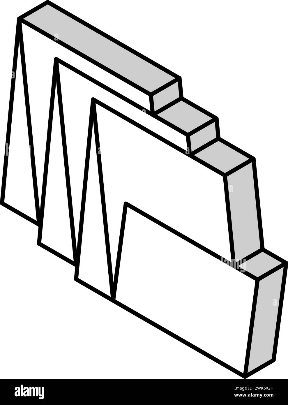 illustration vectorielle d'icône isométrique de carreaux de sol Illustration de Vecteur