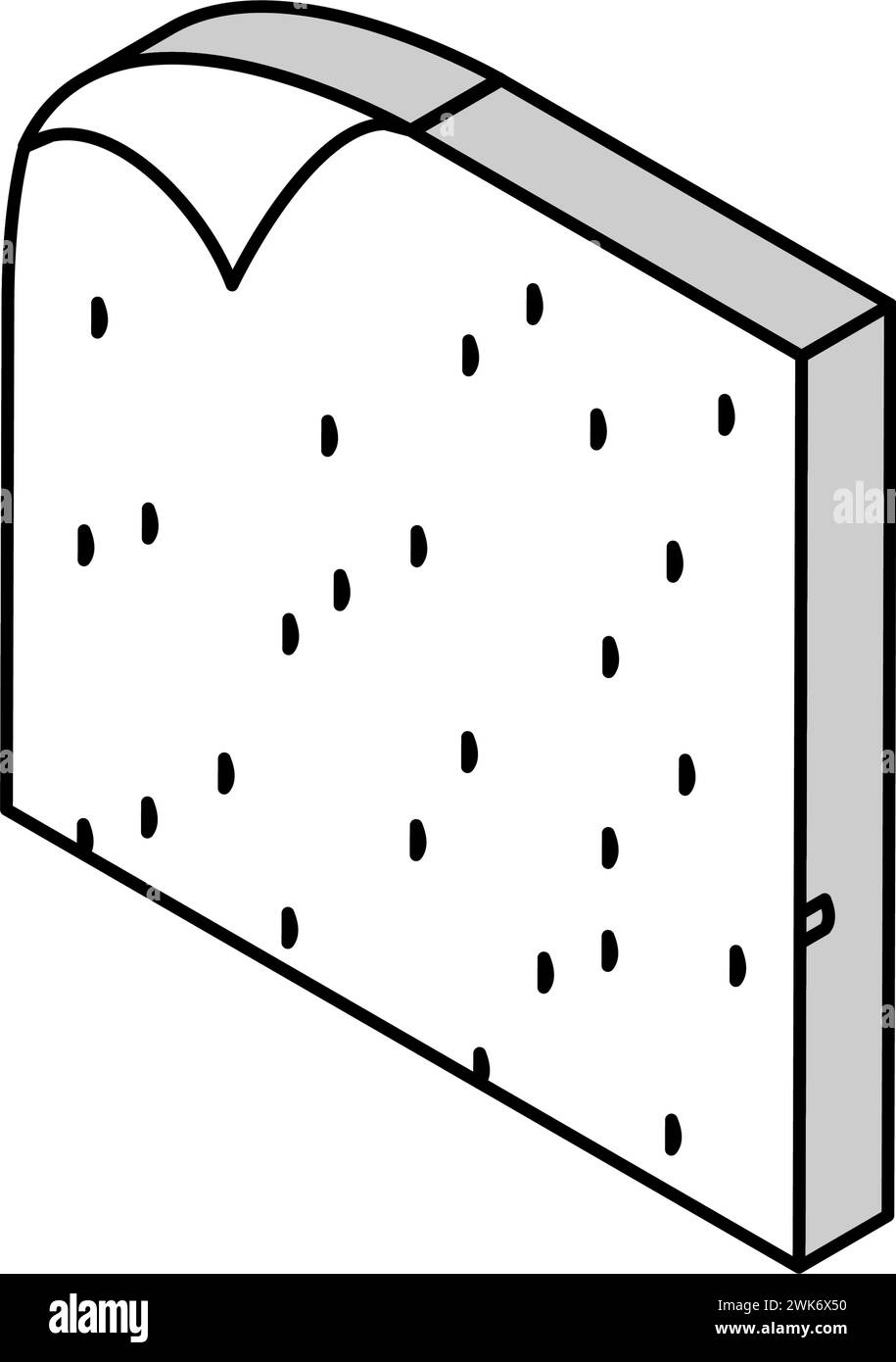 illustration vectorielle d'icône isométrique de revêtement de tapis Illustration de Vecteur