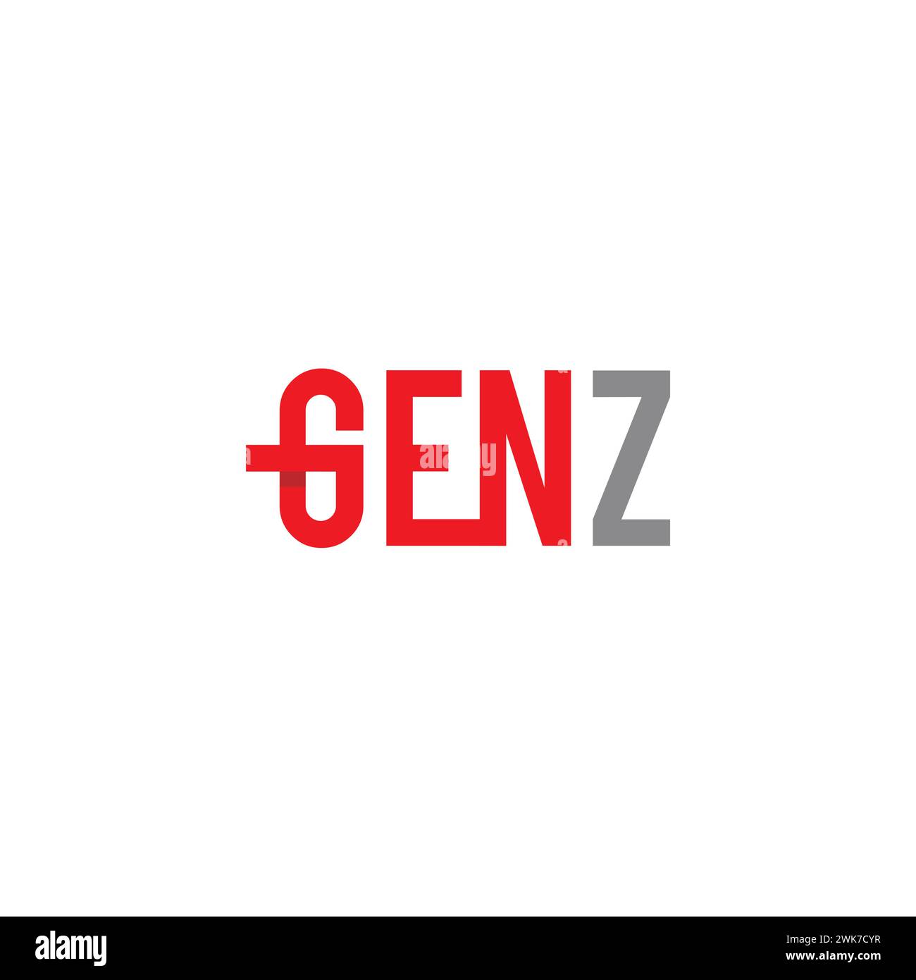 Logo Genz. Lettre G logo vecteur Illustration de Vecteur