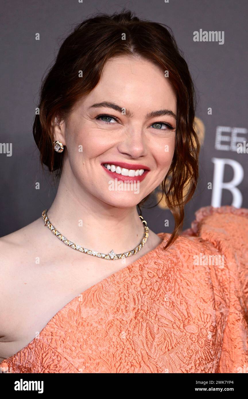 Emma Stone BEI der Verleihung der BAFTA film Awards 2024 / 77e British
