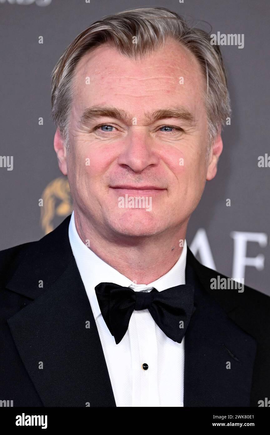 Christopher Nolan BEI der Verleihung der BAFTA film Awards 2024 / 77e British Academy film Awards in der Royal Festival Hall. Londres, 18.02.2024 *** Christopher Nolan aux BAFTA film Awards 2024 77e British Academy film Awards au Royal Festival Hall Londres, 18 02 2024 Foto:xS.xVasx/xFuturexImagex bafta2024_4602 Banque D'Images