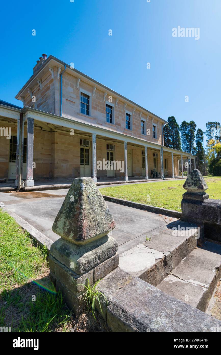 Le Prieuré de 1847-1874 à Gladesville, Sydney est une ancienne ferme, un établissement de santé mentale, un couvent et une propriété Banque D'Images