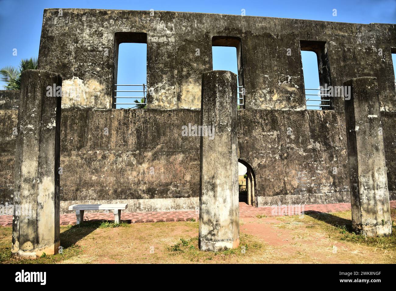 anjengo fort ou anchuthengu fort.trivandrum, kerala, inde. Banque D'Images