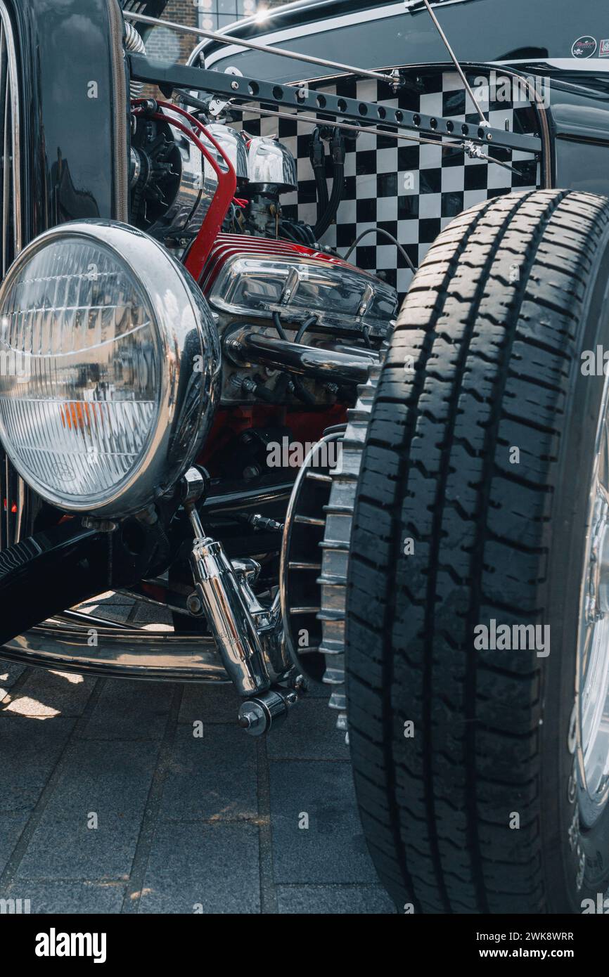 Hot Rod personnalisé voiture classique Banque D'Images