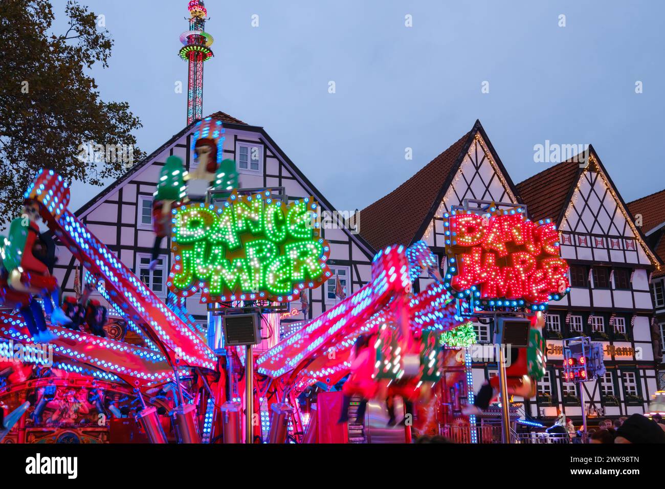 CarouselDance Jumper au marché de Soest Banque D'Images