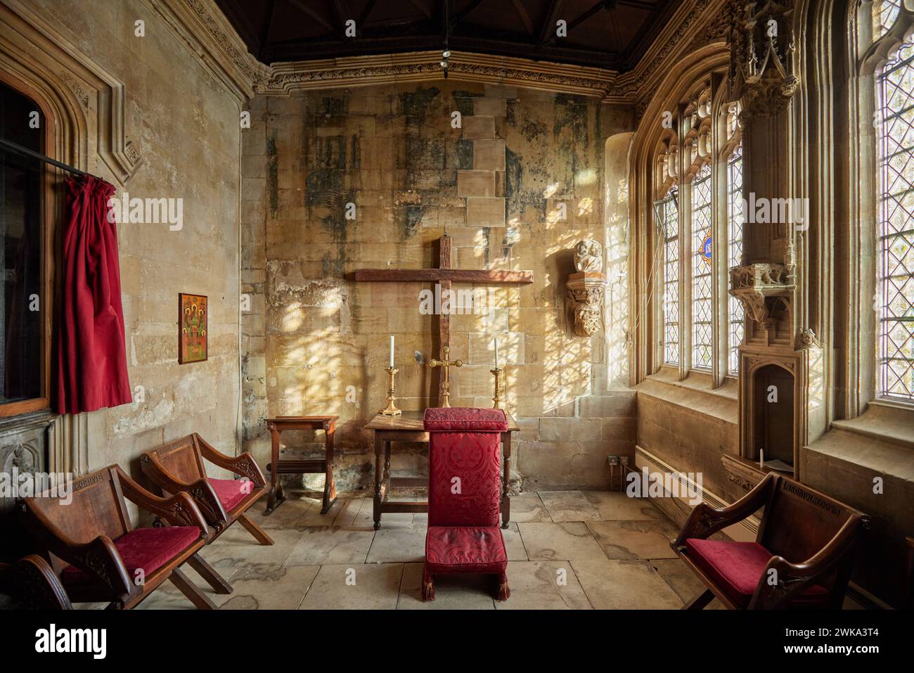 La Chantry de l'évêque Longland. Lincoln Cathedral, Lincoln, Lincolnshire, Angleterre, Royaume-Uni Banque D'Images