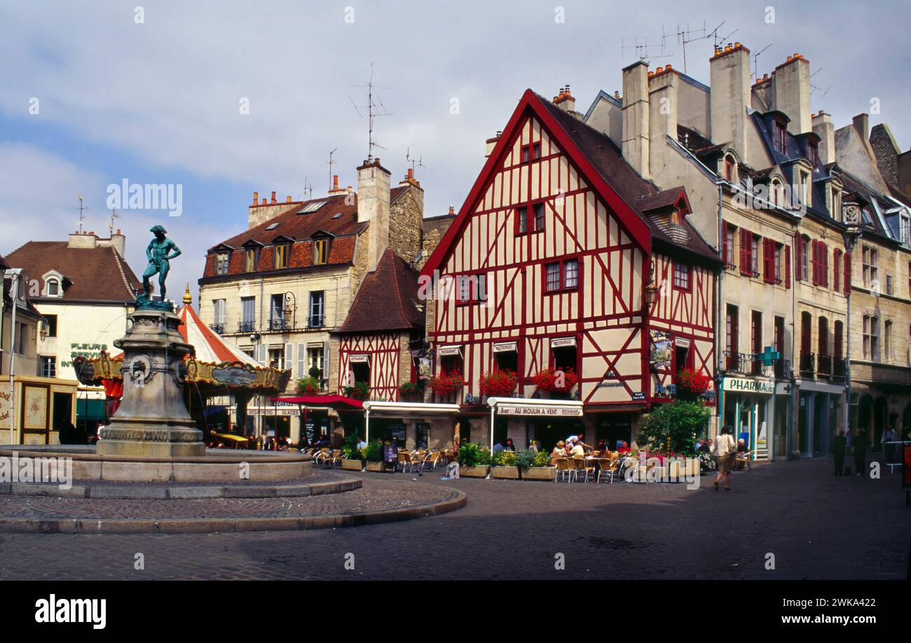 Mémorial pour François rude, sculpteur français, place Francois rude, Dijon, Dijon, Département de la Côte-d'Or, Bourgogne, France Banque D'Images