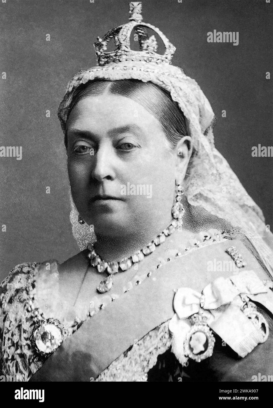 REINE VICTORIA (1819-1901) monarque britannique en 1882 Banque D'Images