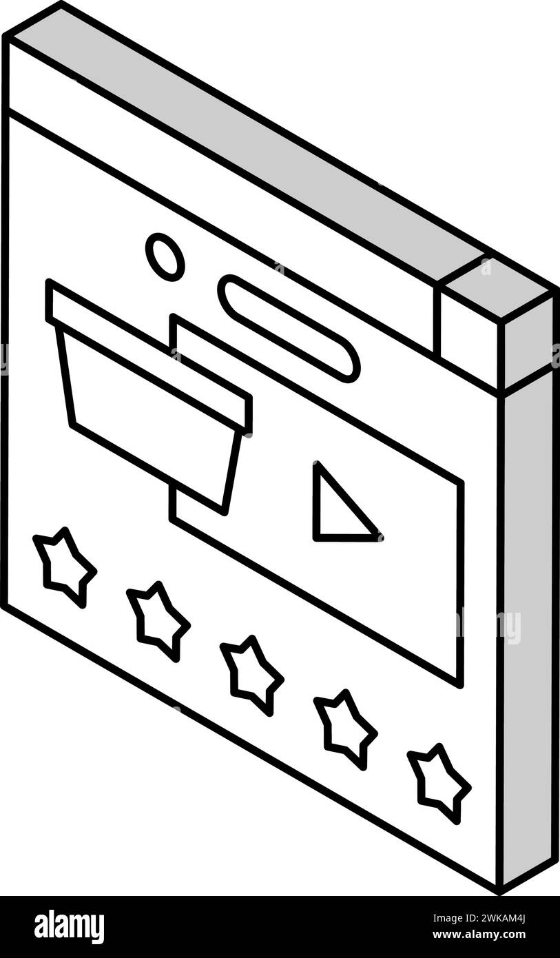 illustration vectorielle d'icône isométrique d'examen de produit Illustration de Vecteur illustration vectorielle d'icône isométrique d'examen de produit Illustration de Vecteur